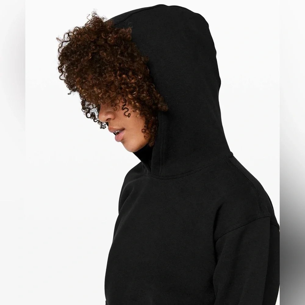 Lululemon All Yours Hoodie in Black/Dark Gray - Size Womens Small